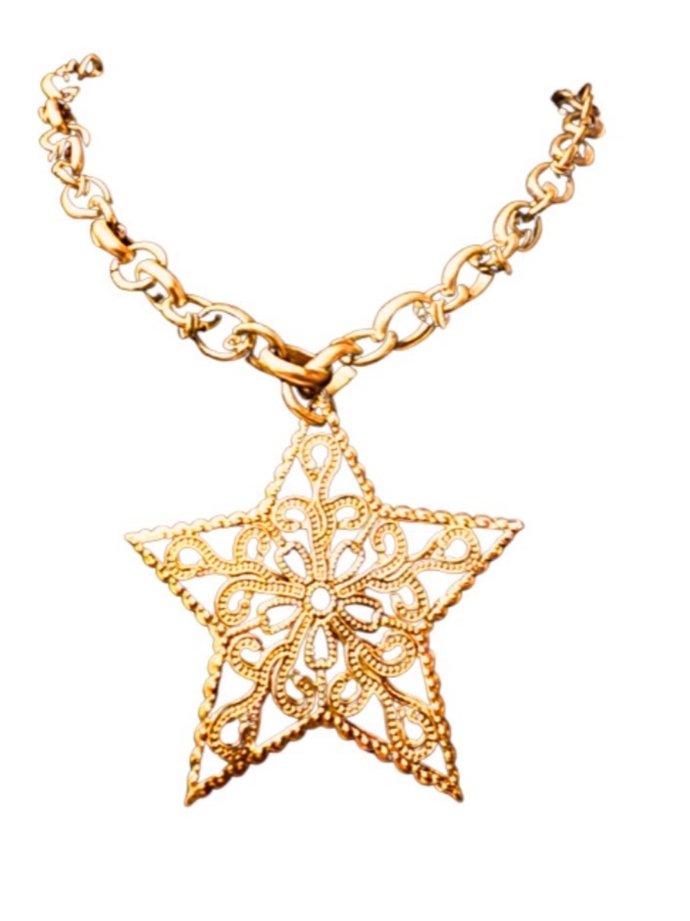 Handmade 4 inch Filagree Star Choker
